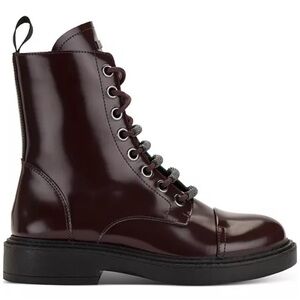 DKNY Womens Malaya Lace-Up Combat 
Booties‎ Size 8